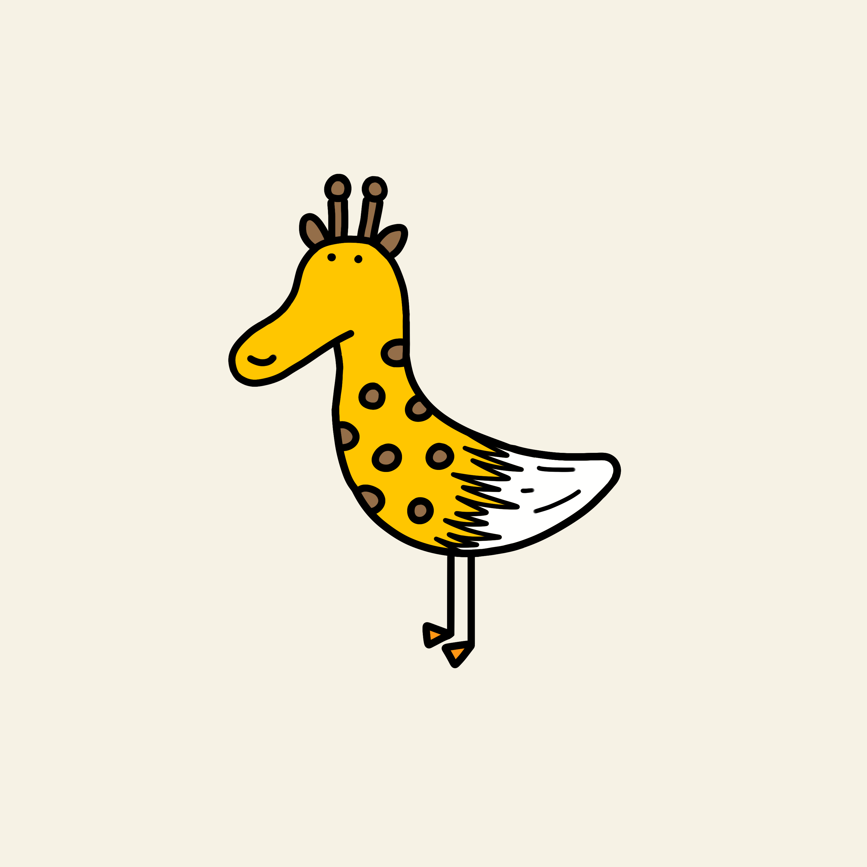 Duck-raff — giraffe #1