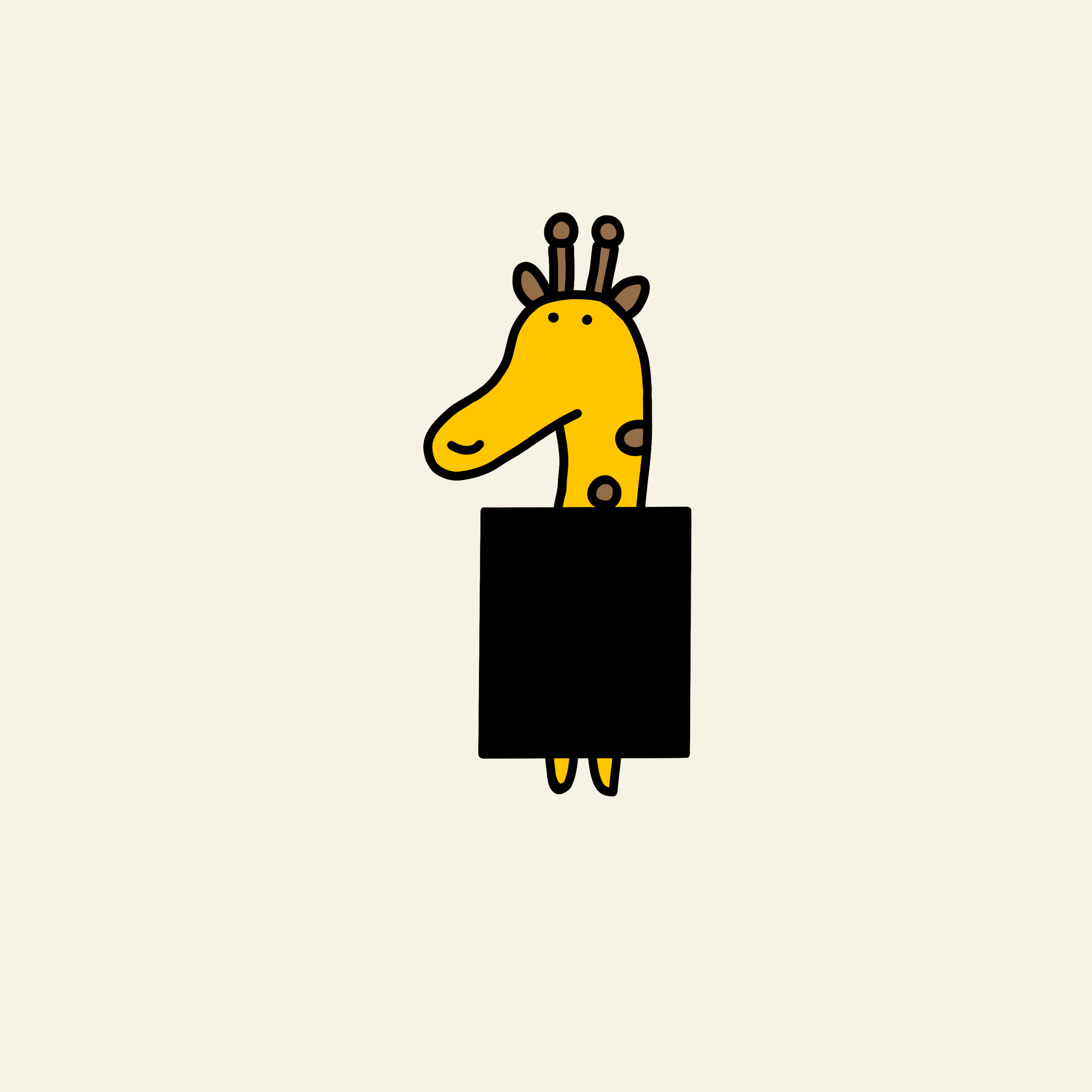 Nude — giraffe #10