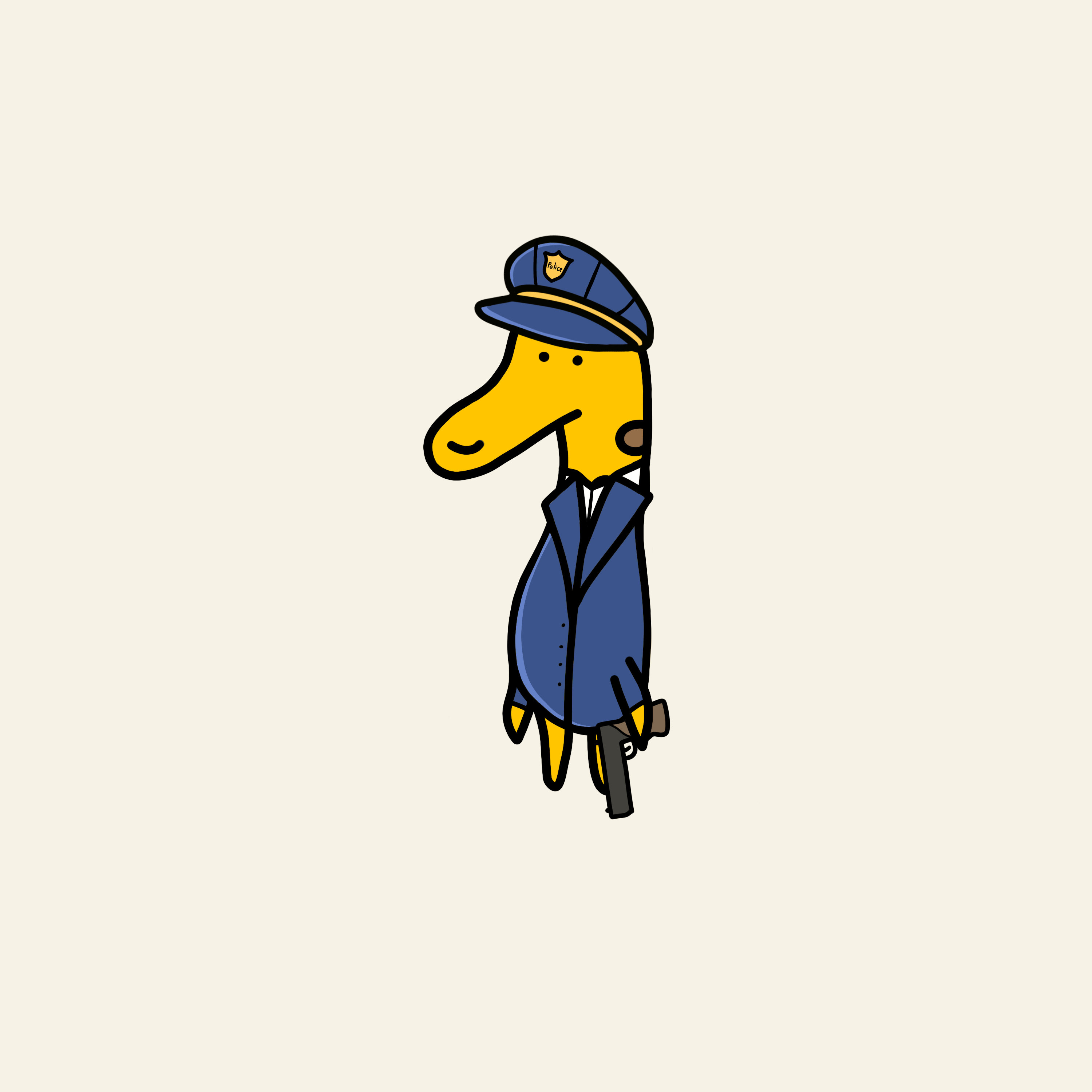 Police — giraffe #22