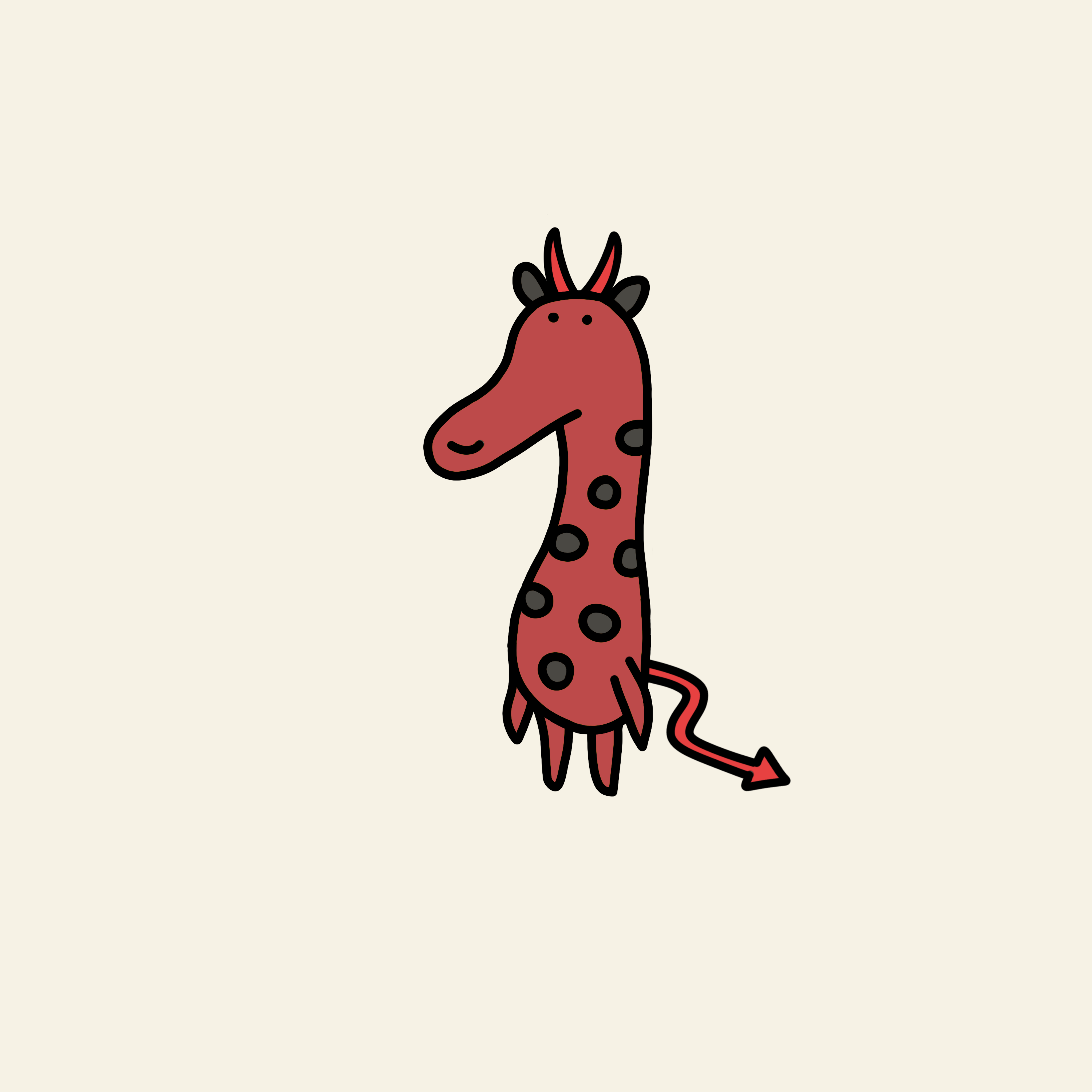 Devil — giraffe #25