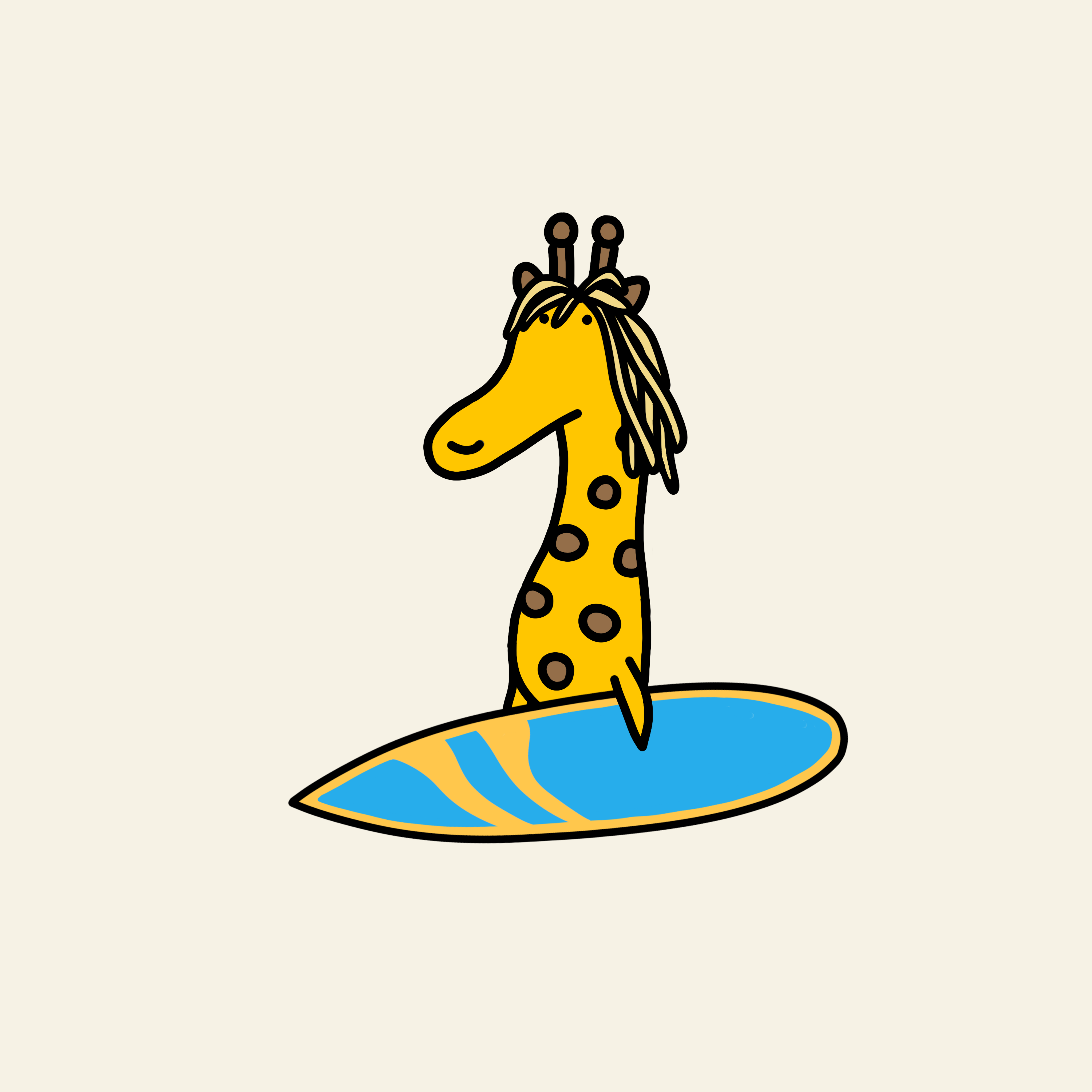 Surfer — giraffe #30