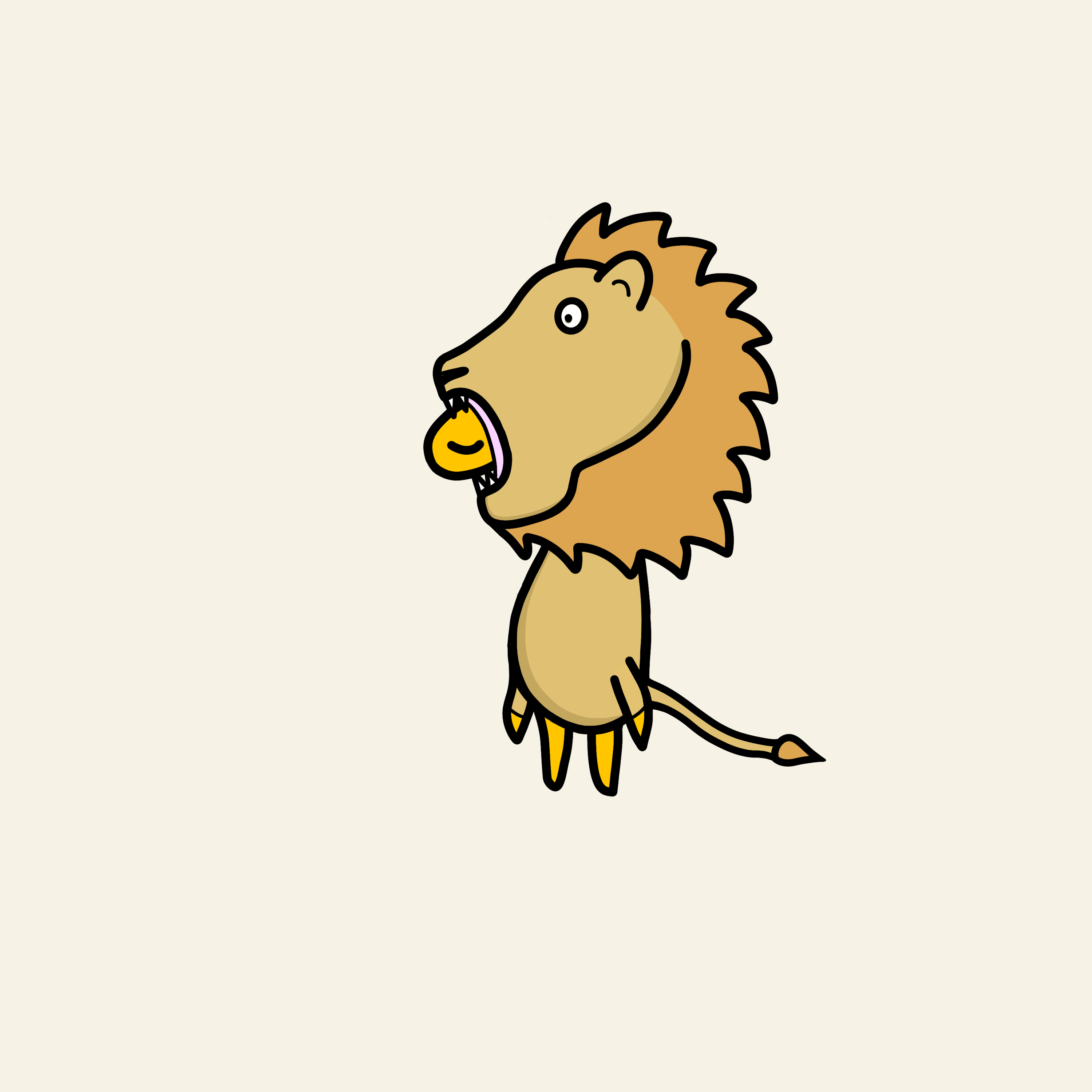 Lion — giraffe #34