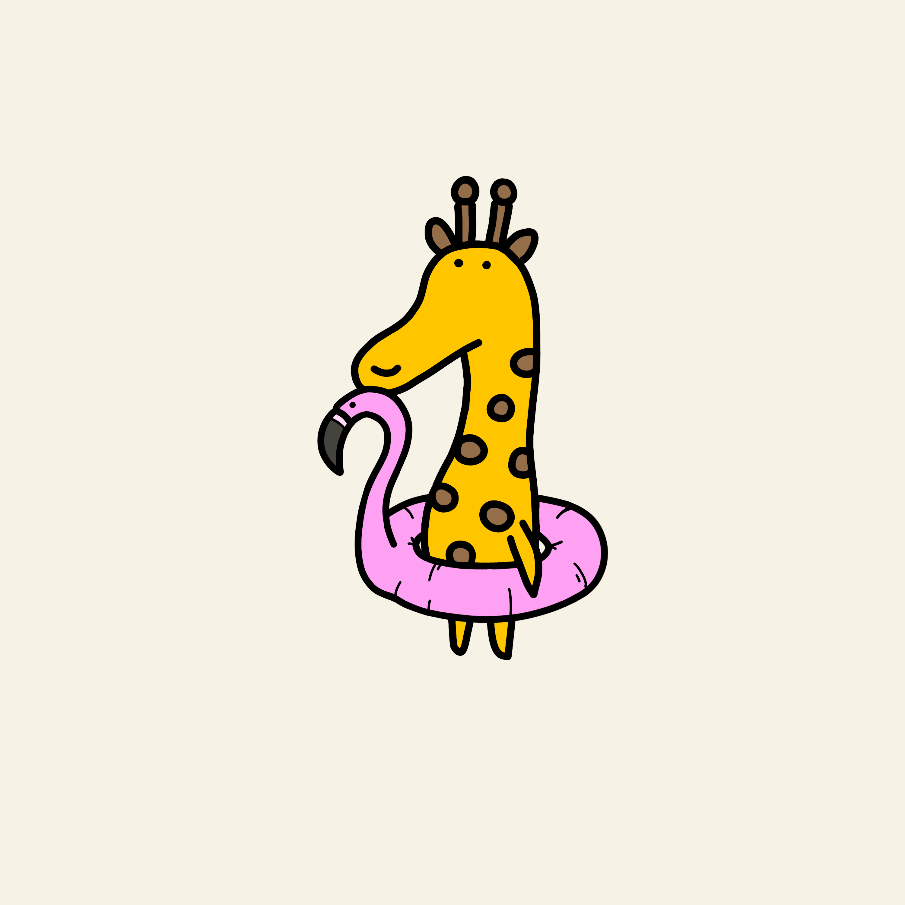 Floaty — giraffe #4