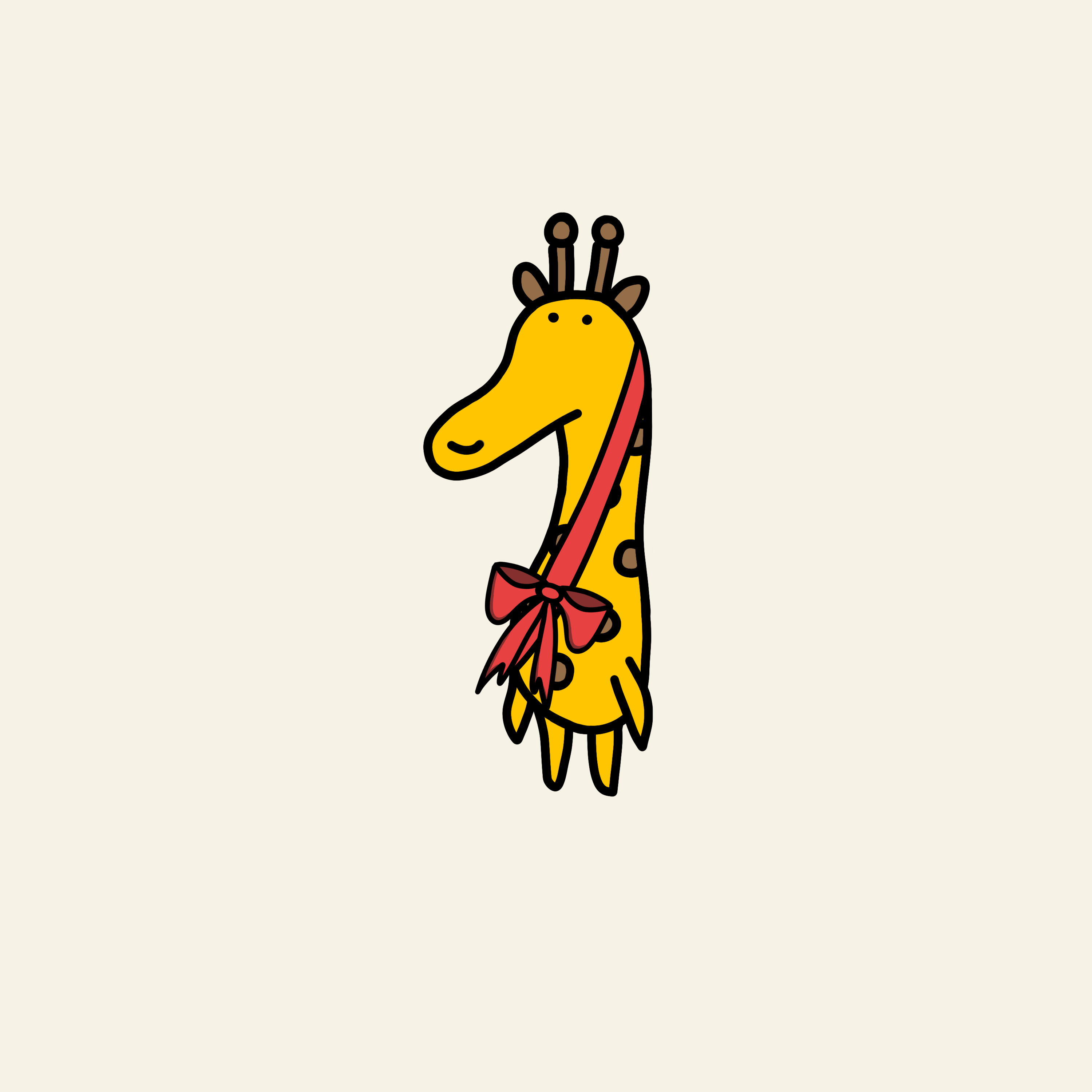 Present — giraffe #6