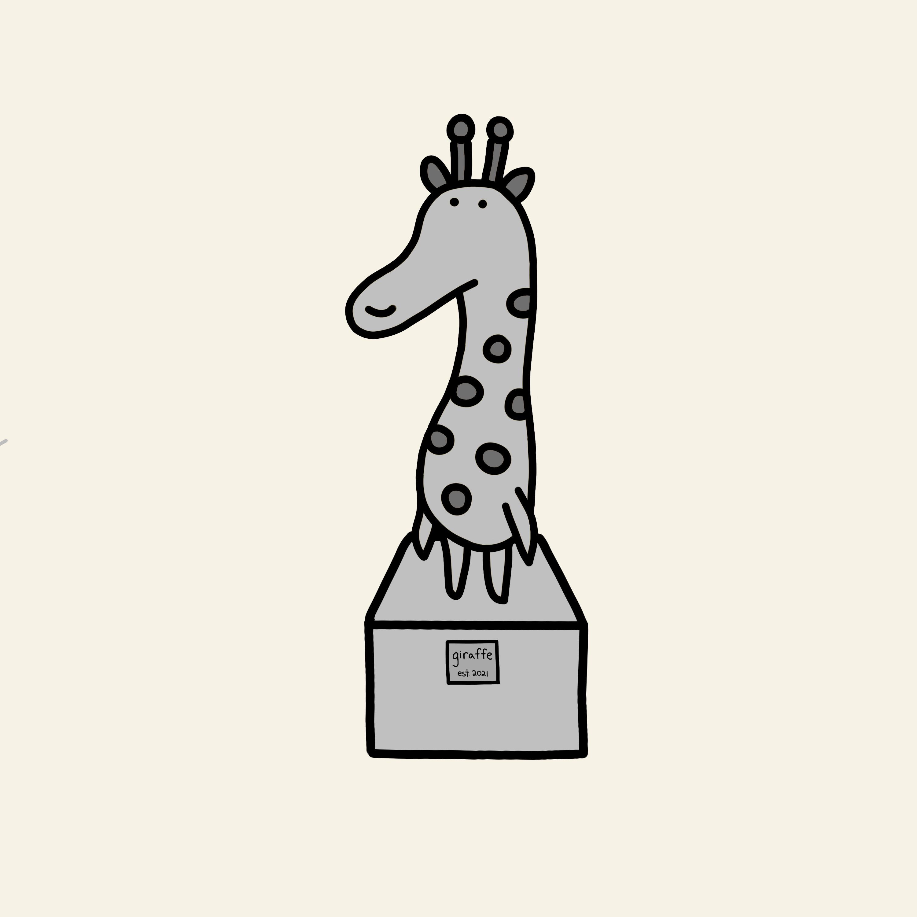 Statue — giraffe #68