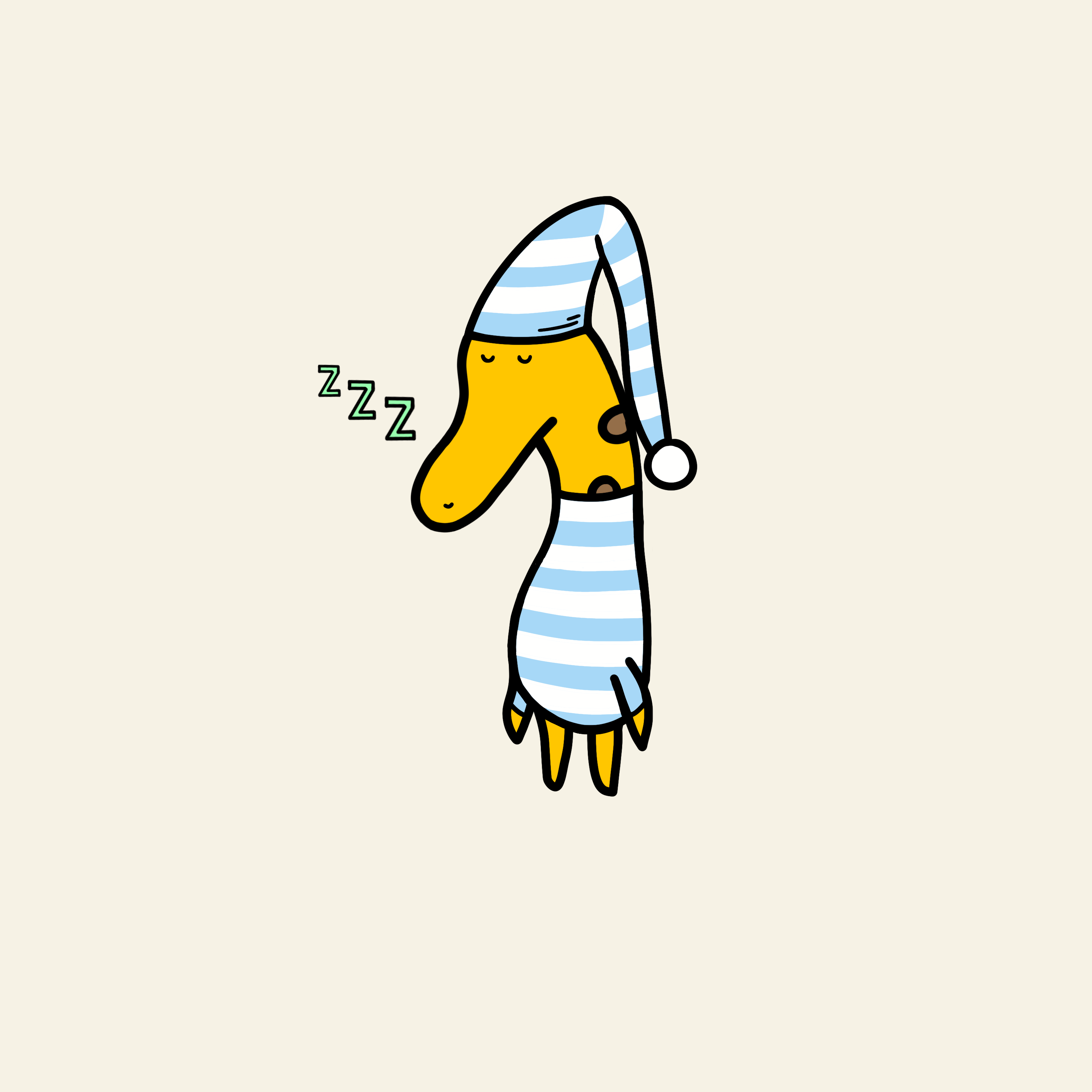 Sleepy — giraffe #8